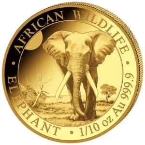 Elephant Gold Coin