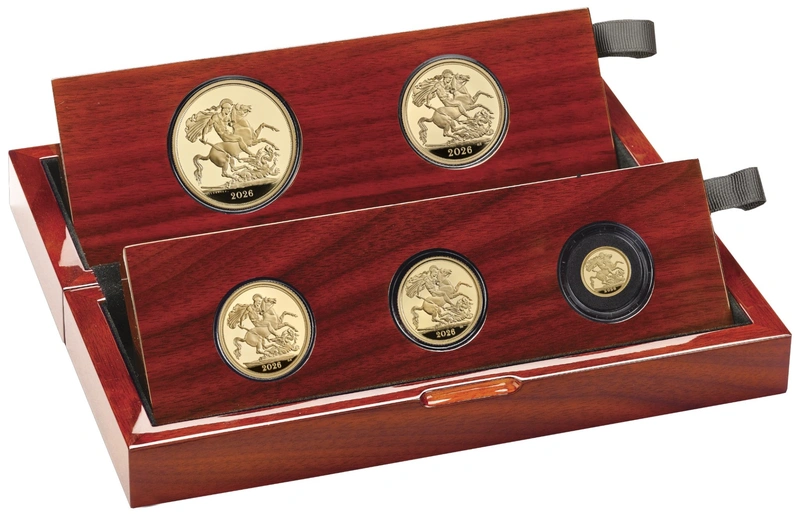 2026 Proof gold Sovereign 5 coin