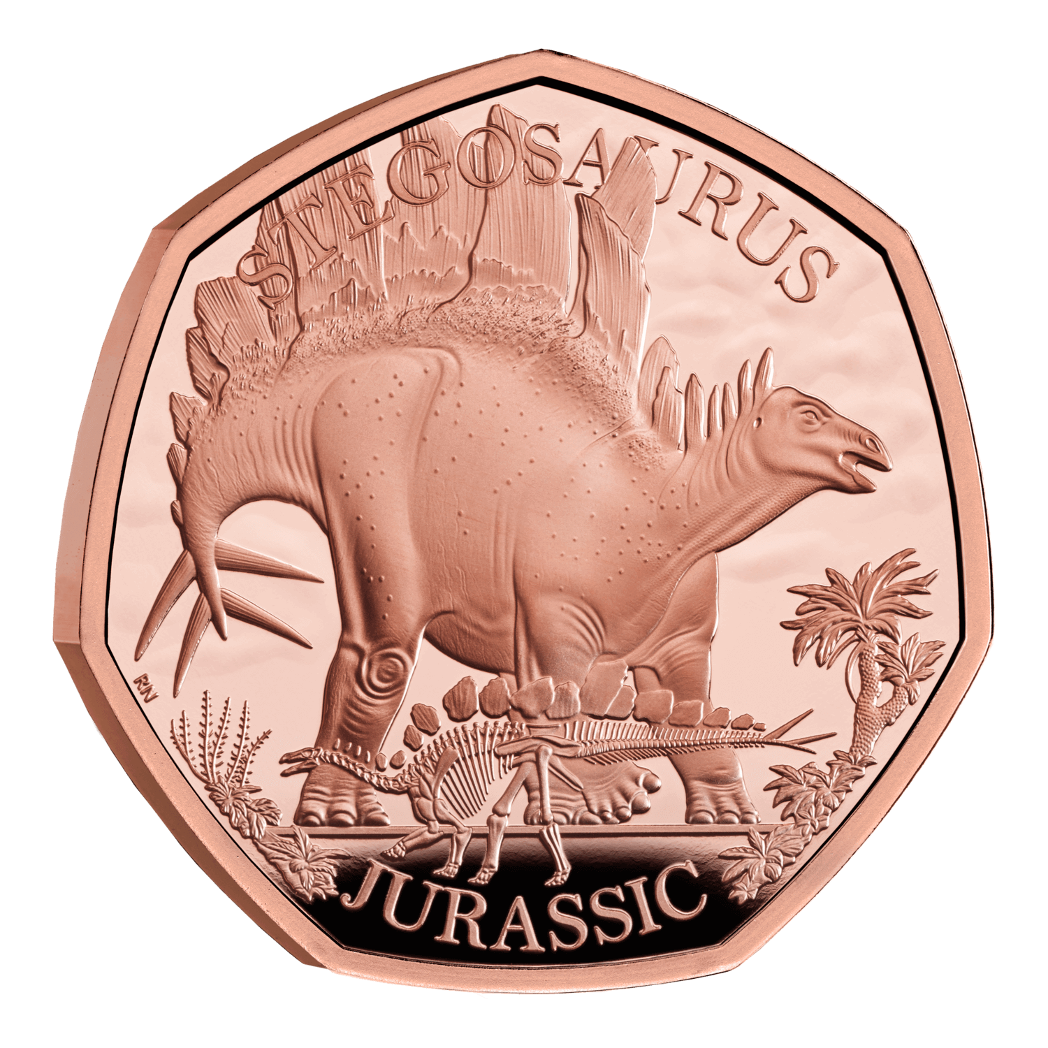 2024 Stegosaurus gold coin