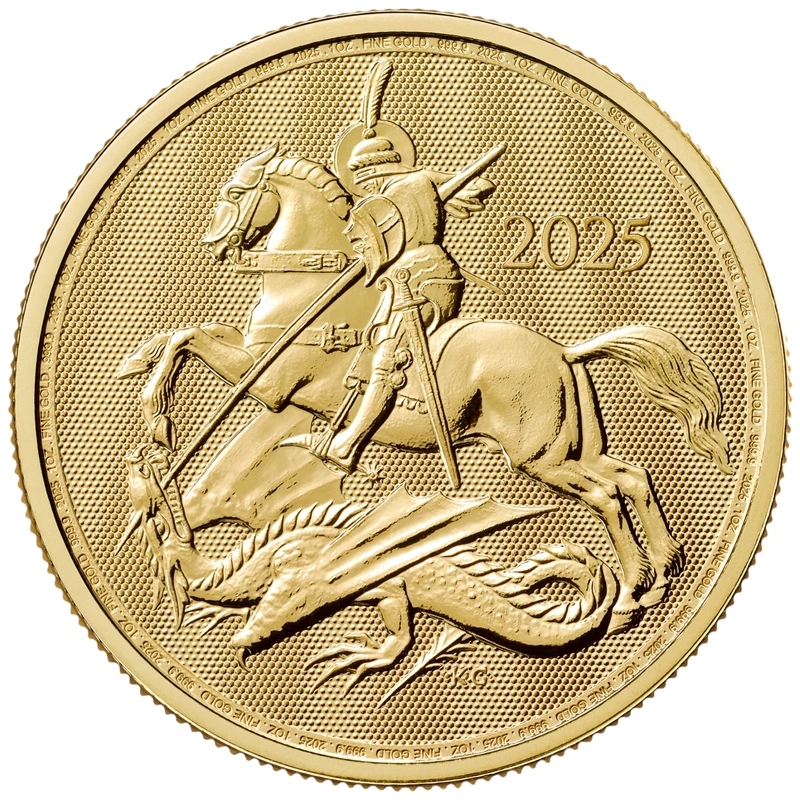 gold coin st george and the dragon