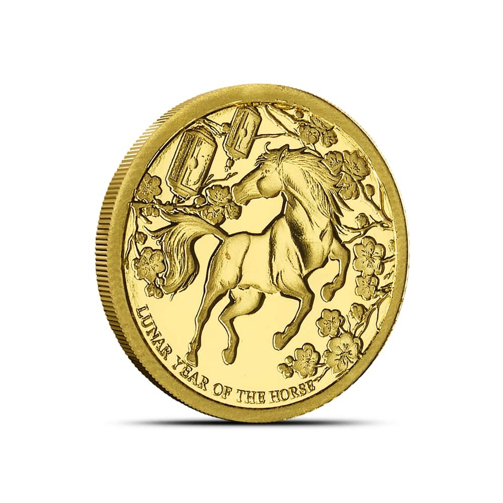 year of the horse gold coin