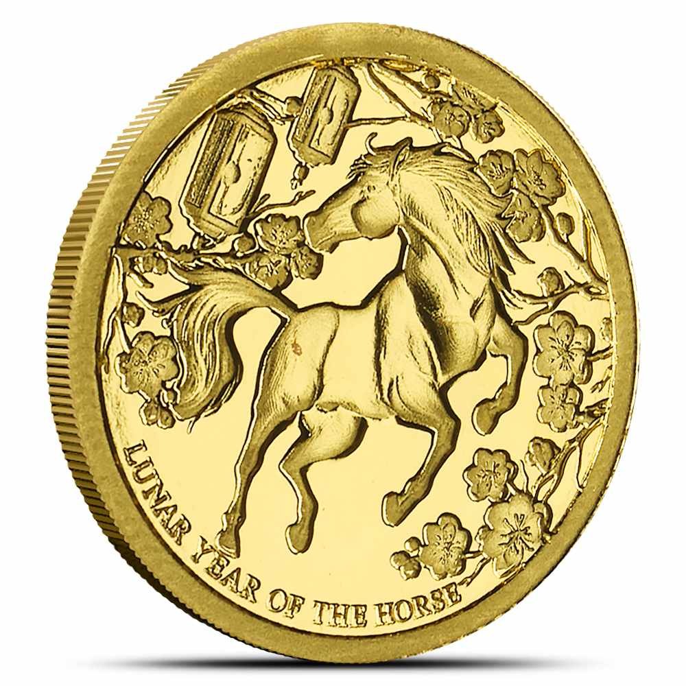 year of the horse gold coin