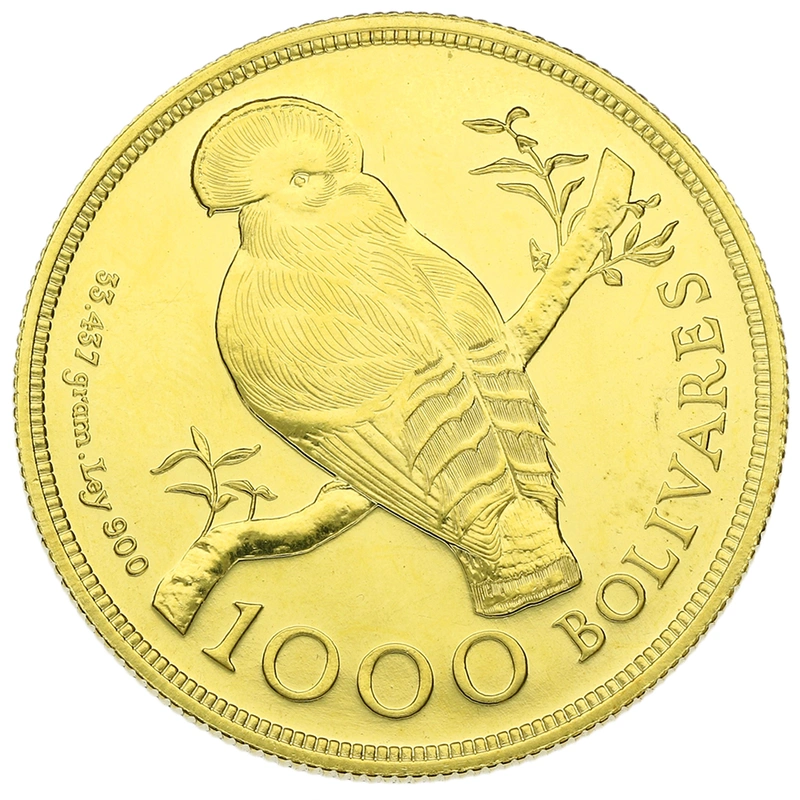 Venezuela gold coin