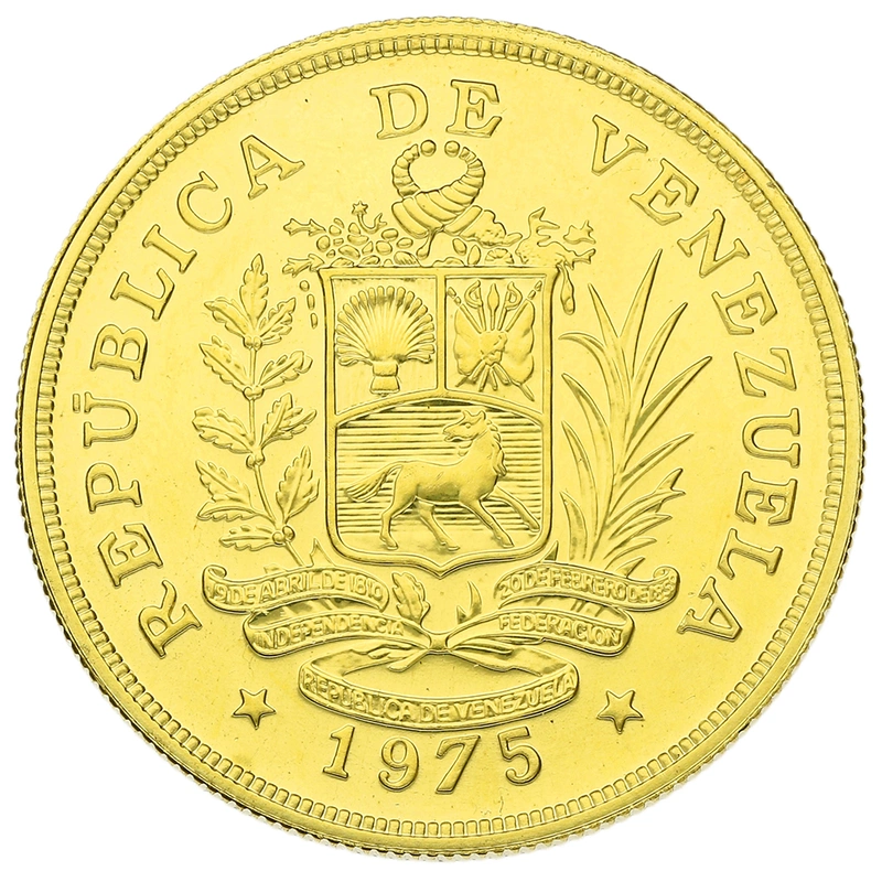 Venezuela gold coin