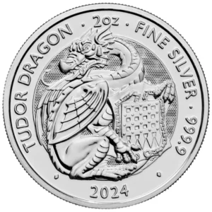 2024 Dragon 2oz Silver Coin